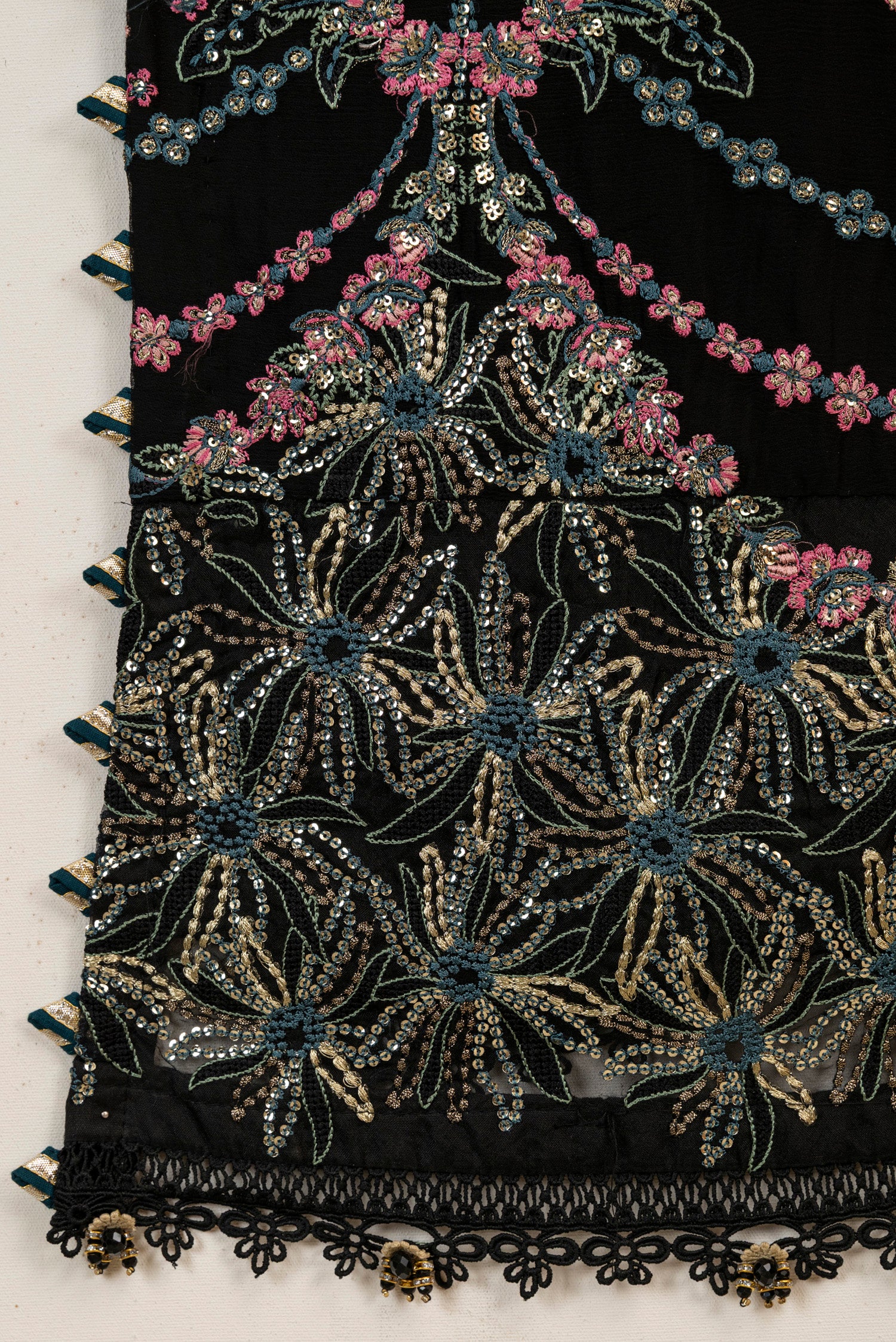 Xenia Antiha Embroidered Chiffon Formal Wear XEN07