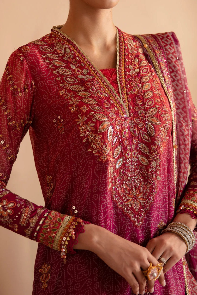 Xenia Arisa Embroidered Chiffon Formal Wear XEN03