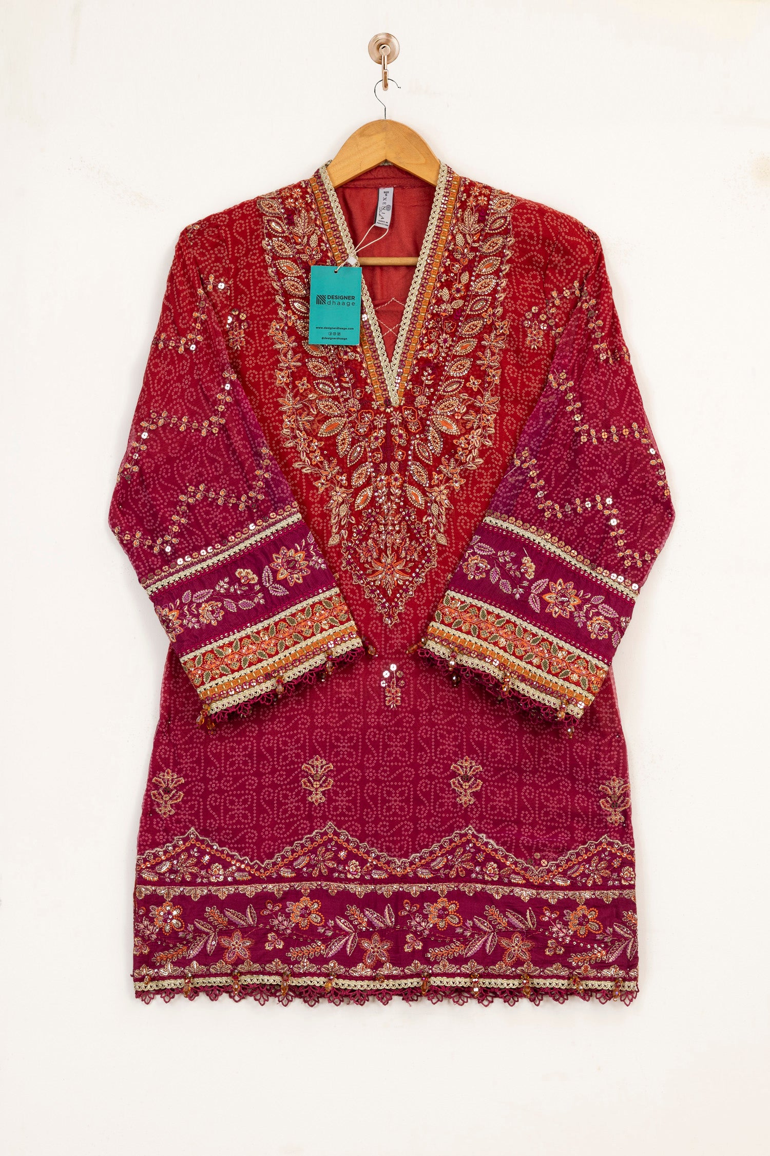 Xenia Arisa Embroidered Chiffon Formal Wear XEN03