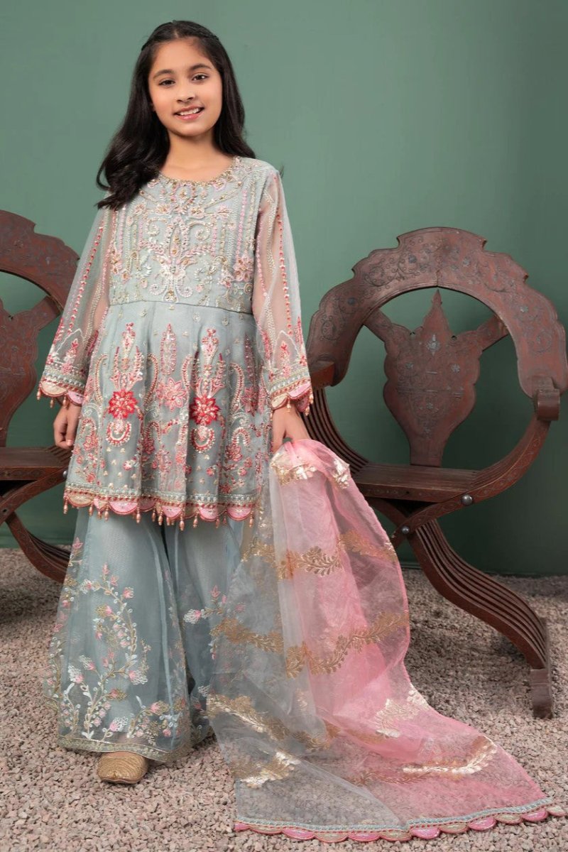 Allys Pakistani Girls Peplum Wedding Wear ALL128 Allys Pakistani Girls Peplum Wedding Wear ALL128