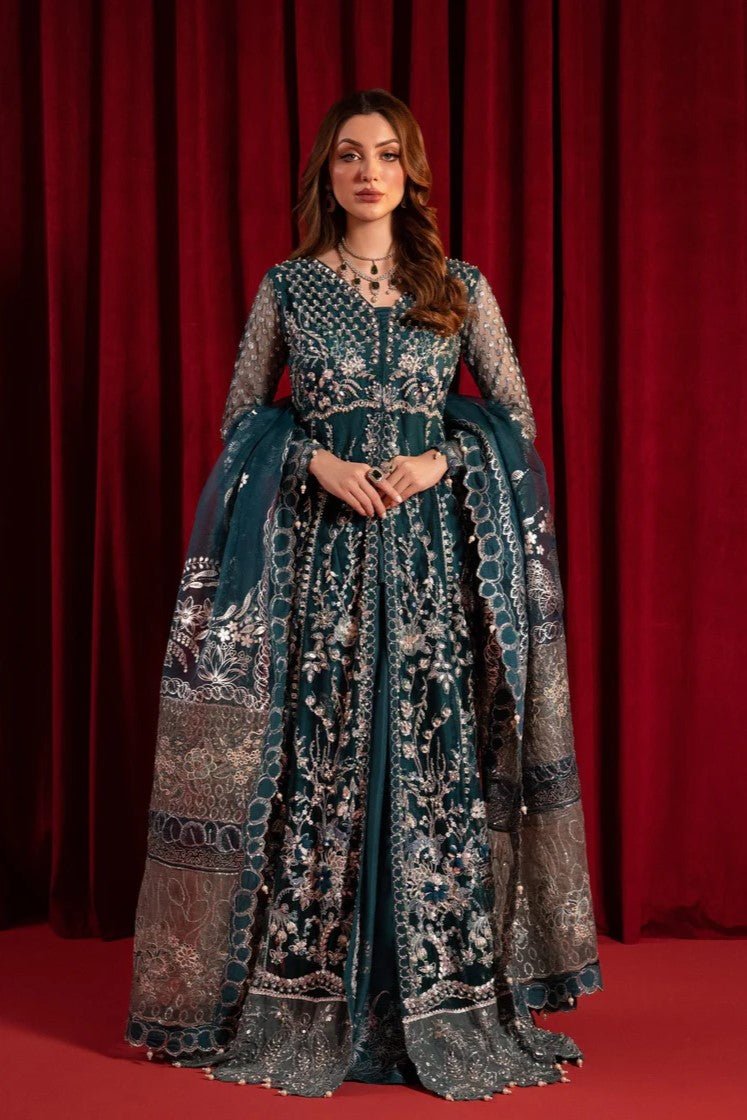 Allys Pakistani Wedding Wear Lehenga Gown ALL125 - Designer dhaage