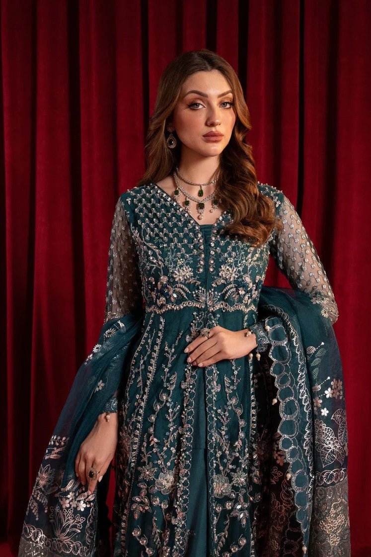 Allys Pakistani Wedding Wear Lehenga Gown ALL125 - Designer dhaage