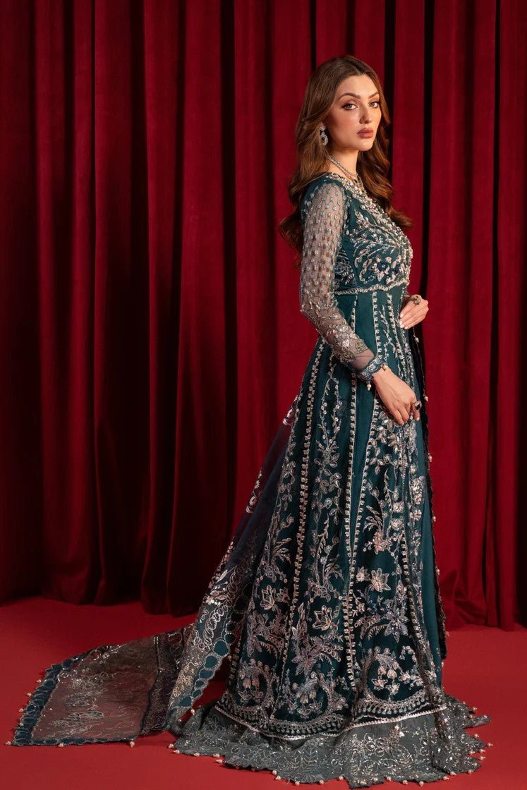 Allys Pakistani Wedding Wear Lehenga Gown ALL125 - Designer dhaage