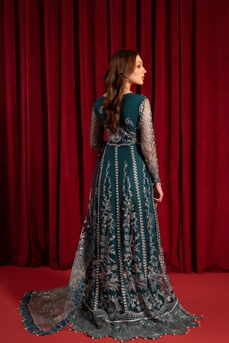 Allys Pakistani Wedding Wear Lehenga Gown ALL125 - Designer dhaage