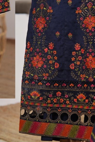 Bin Saeed Embroidered Jacquard Frock BIN188 - Designer dhaage