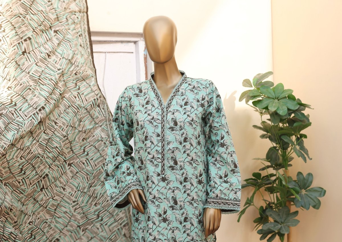 Bin Saeed Khaddar 3 Piece Suit BIN183 - Designer dhaage