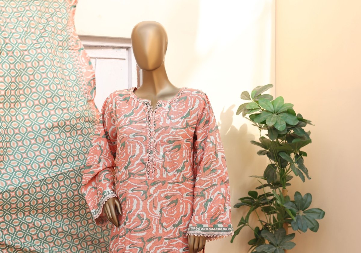 Bin Saeed Khaddar 3 Piece Suit BIN184 - Designer dhaage