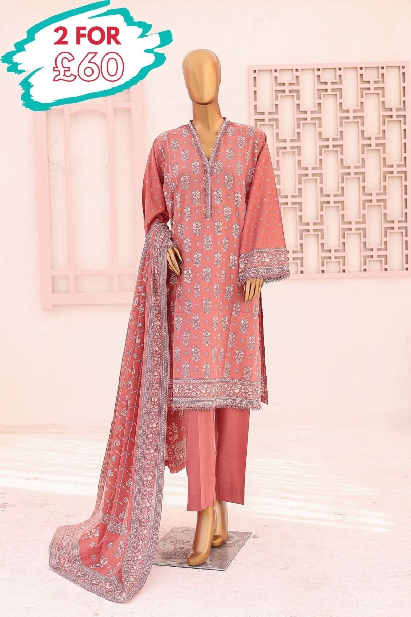 Bin Saeed Lawn 3 Piece Suit BIN168 - Designer dhaage