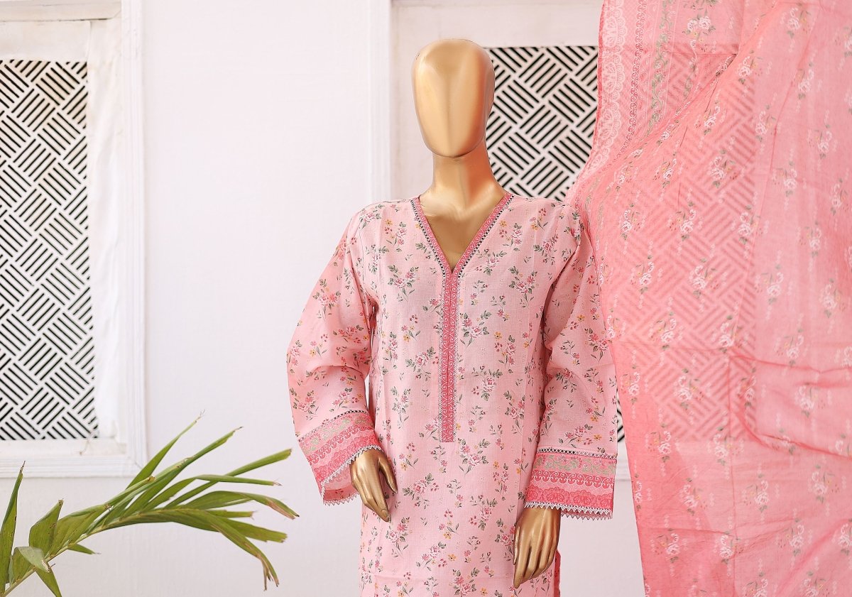 Bin Saeed Lawn 3 Piece Suit BIN178 - Designer dhaage