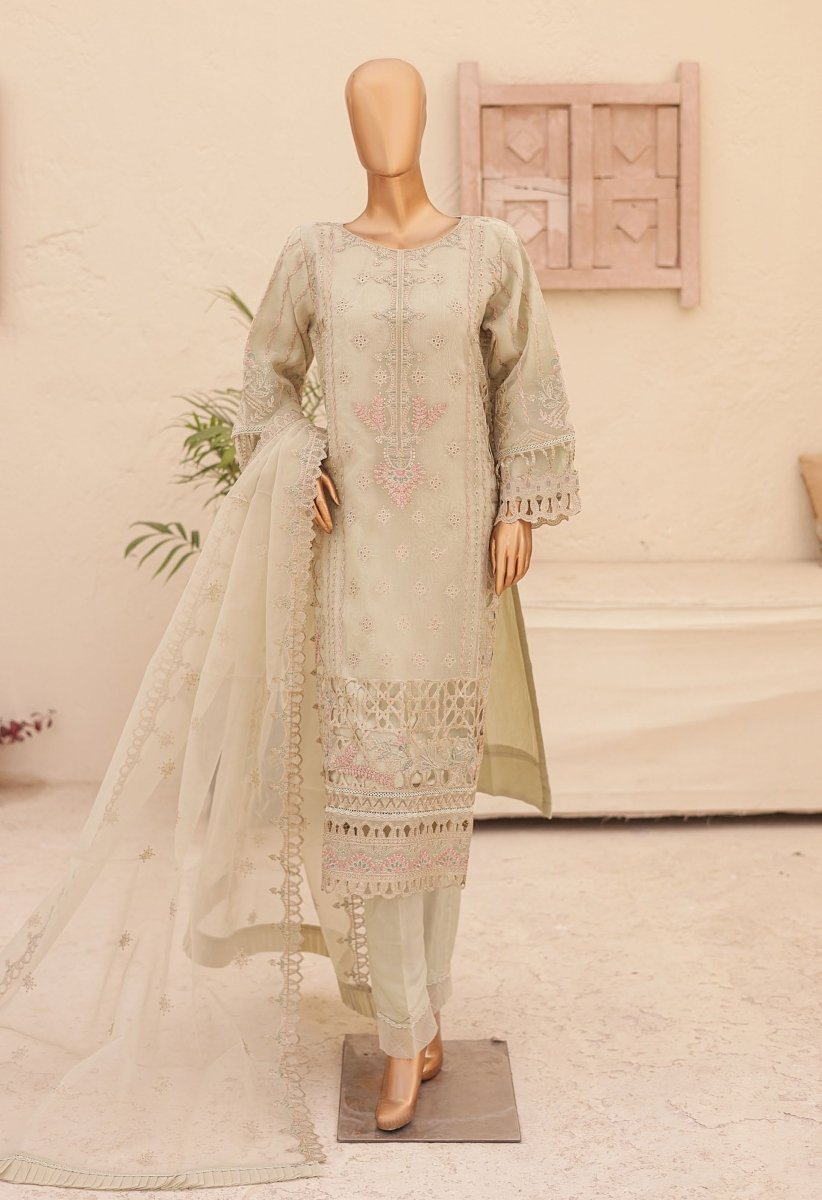 Bin Saeed Organza Party Wear Pakistani Suit BIN152-Designer dhaage