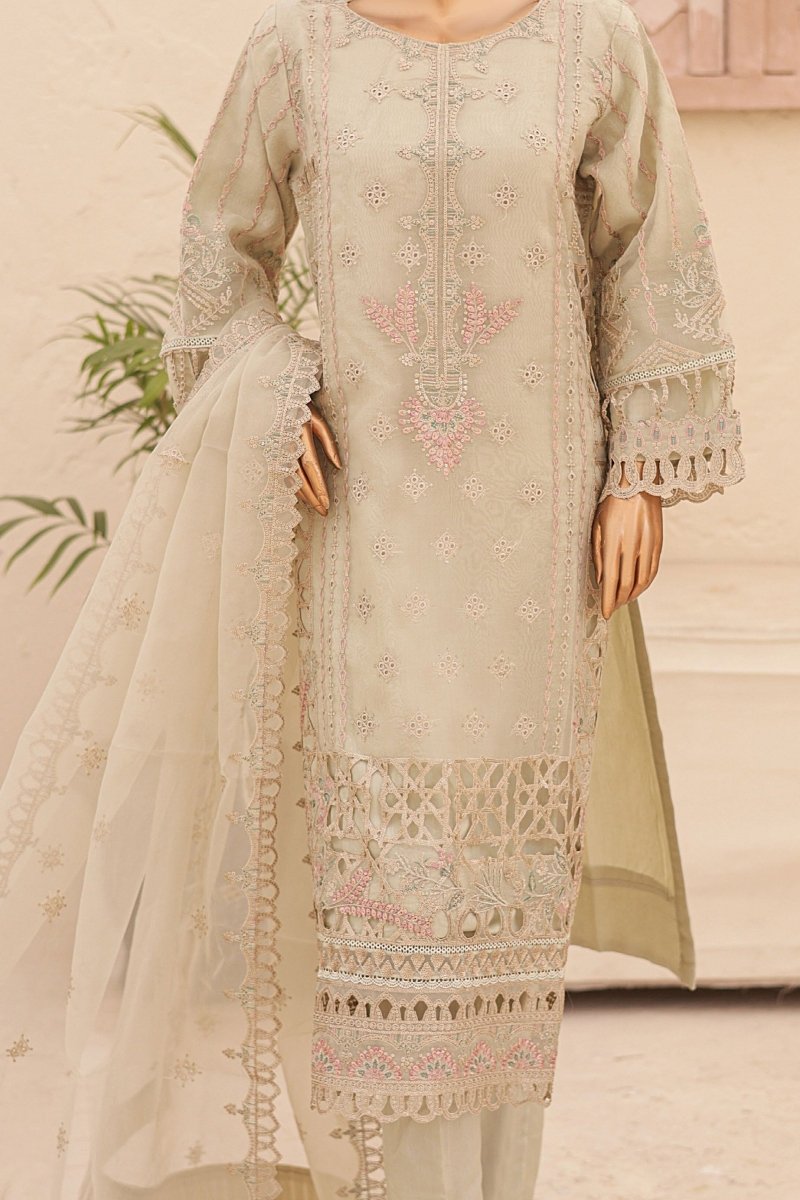 Bin Saeed Organza Party Wear Pakistani Suit BIN152-Designer dhaage