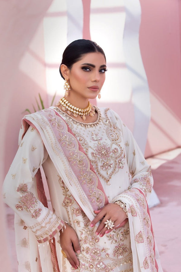 Differ Pakistani Wedding Wear Chiffon Gharara DIF01-Designer dhaage