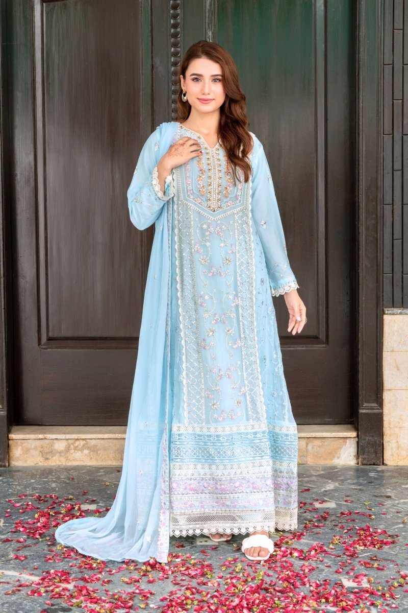 Embellished Chiffon A-line Maxi Dress SEL01 Embellished Chiffon A-line Maxi Dress SEL01