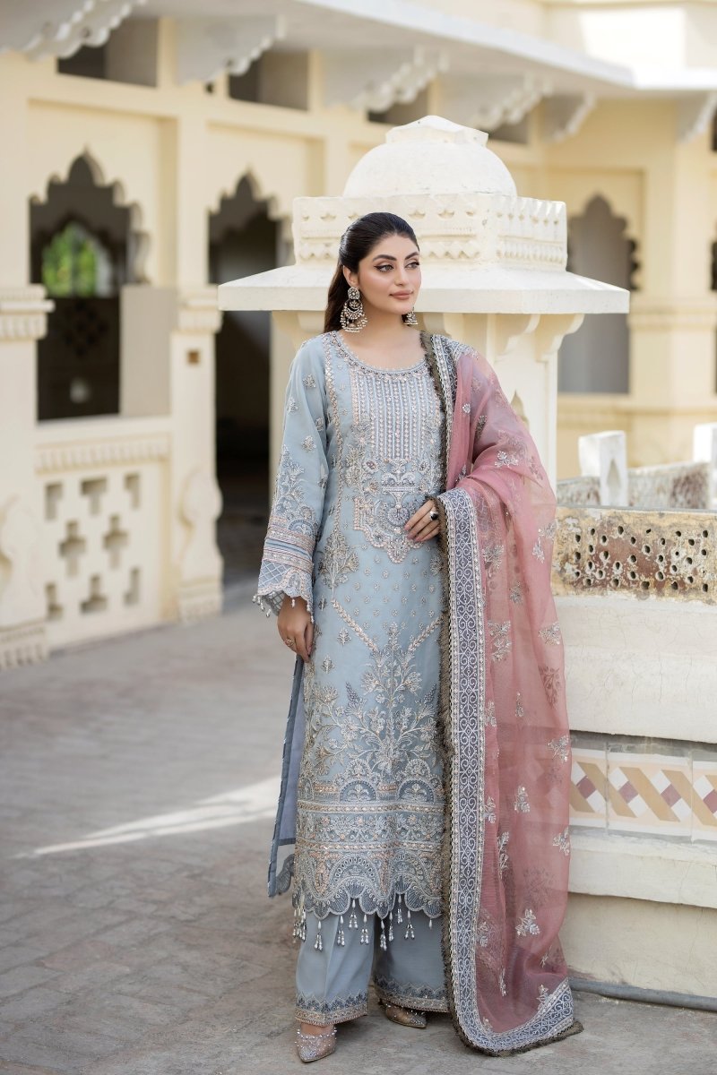 Imrozia Embellished Organza Pakistani Party Wear Suit Roshni IMR205 Imrozia Embellished Organza Pakistani Party Wear Suit Roshni IMR205