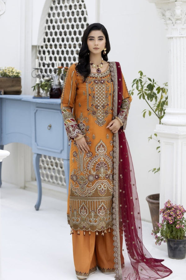 Imrozia Embellished Organza Pakistani Party Wear Suit Uns IMR198-Designer dhaage