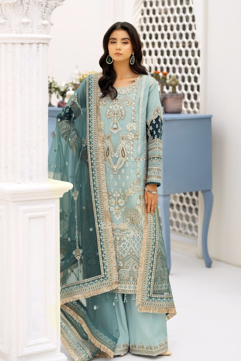 Imrozia Embellished Organza Pakistani Party Wear Suit Zebaish IMR196-Designer dhaage