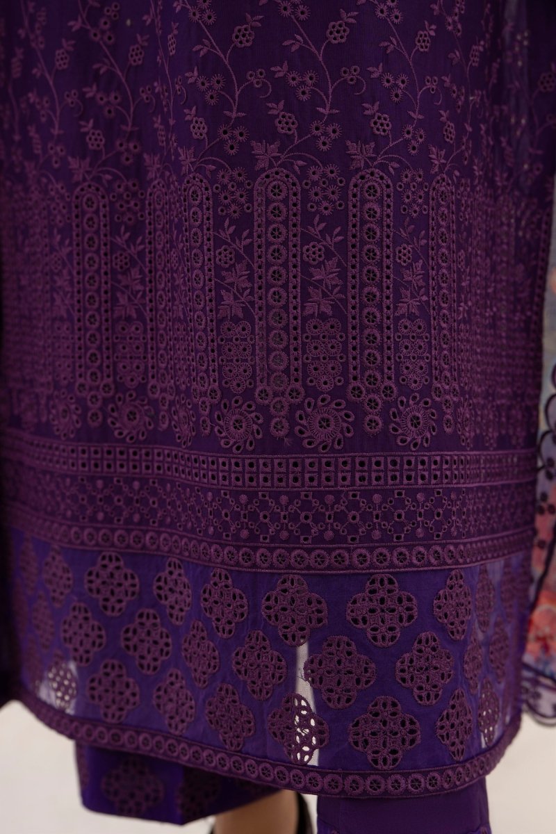 Karma Embroidered Chikankari Cotton Lawn Suit KAR125 - Designer dhaage
