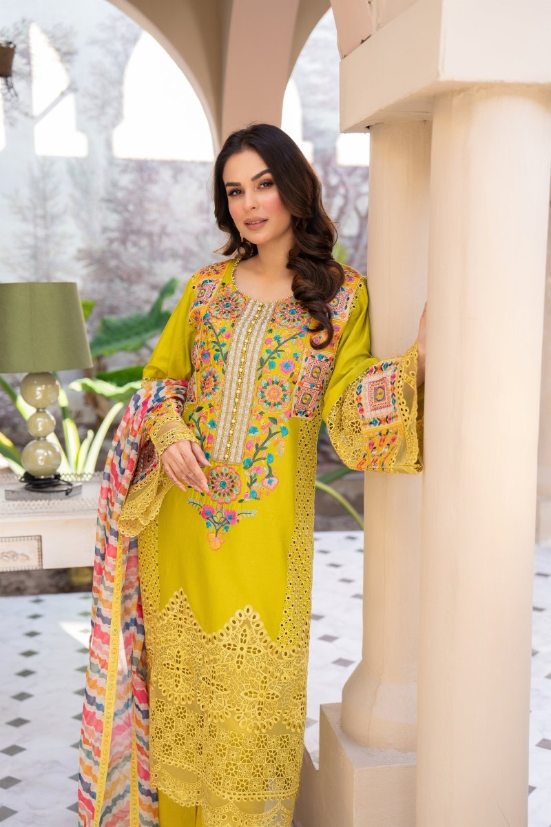 Karma Embroidered Pakistani Eid Suit KAR81-Designer dhaage