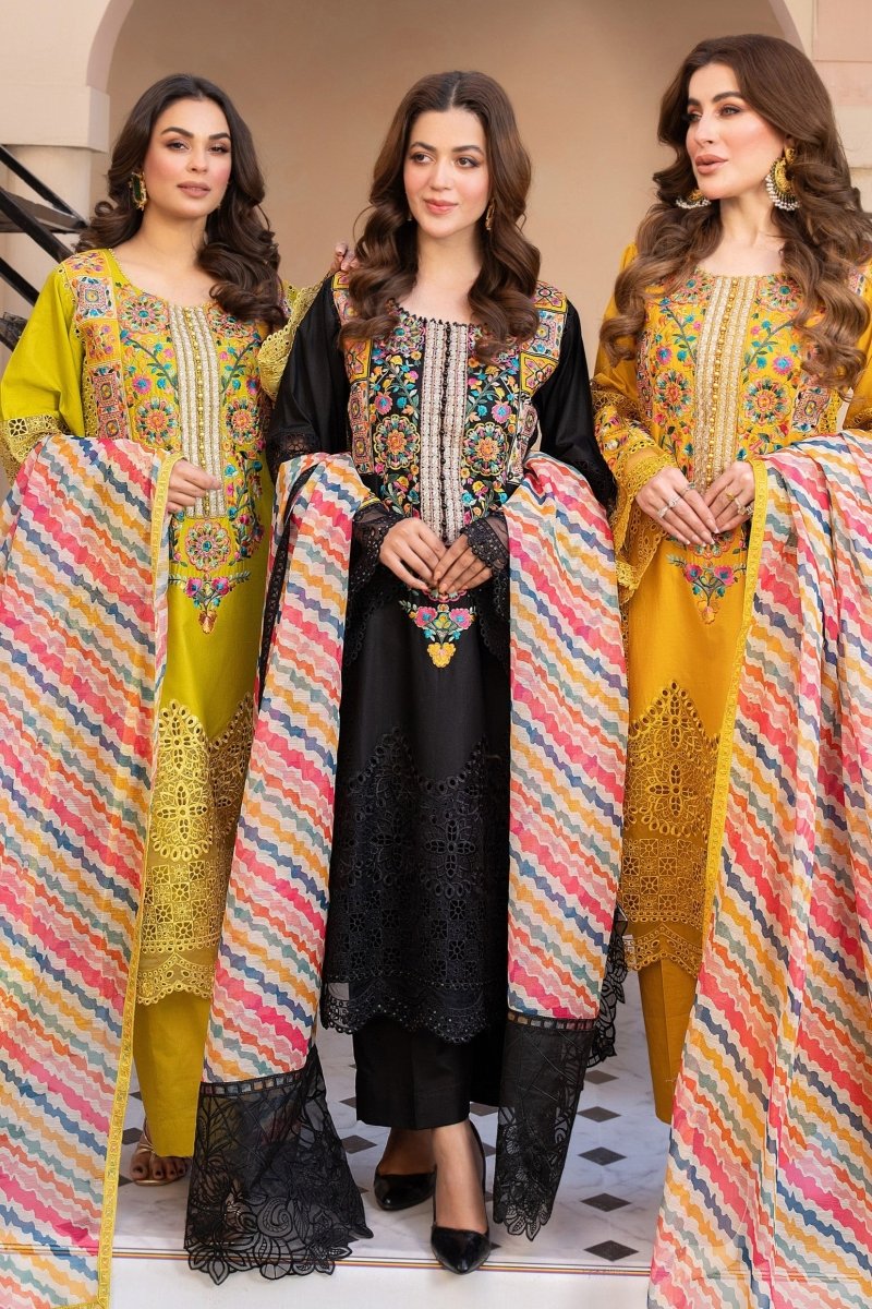 Karma Embroidered Pakistani Eid Suit KAR82-Designer dhaage