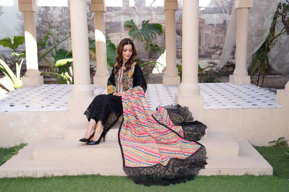 Karma Embroidered Pakistani Eid Suit KAR82-Designer dhaage
