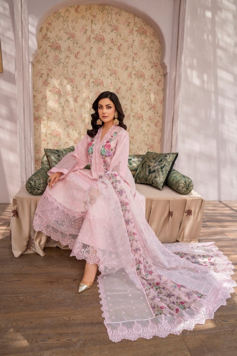 Karma Festive Embroidered Cotton Pakistani Dress KAR105 Karma Festive Embroidered Cotton Pakistani Dress KAR105