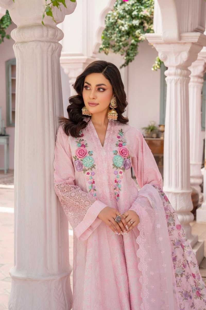 Karma Festive Embroidered Cotton Pakistani Dress KAR105 Karma Festive Embroidered Cotton Pakistani Dress KAR105