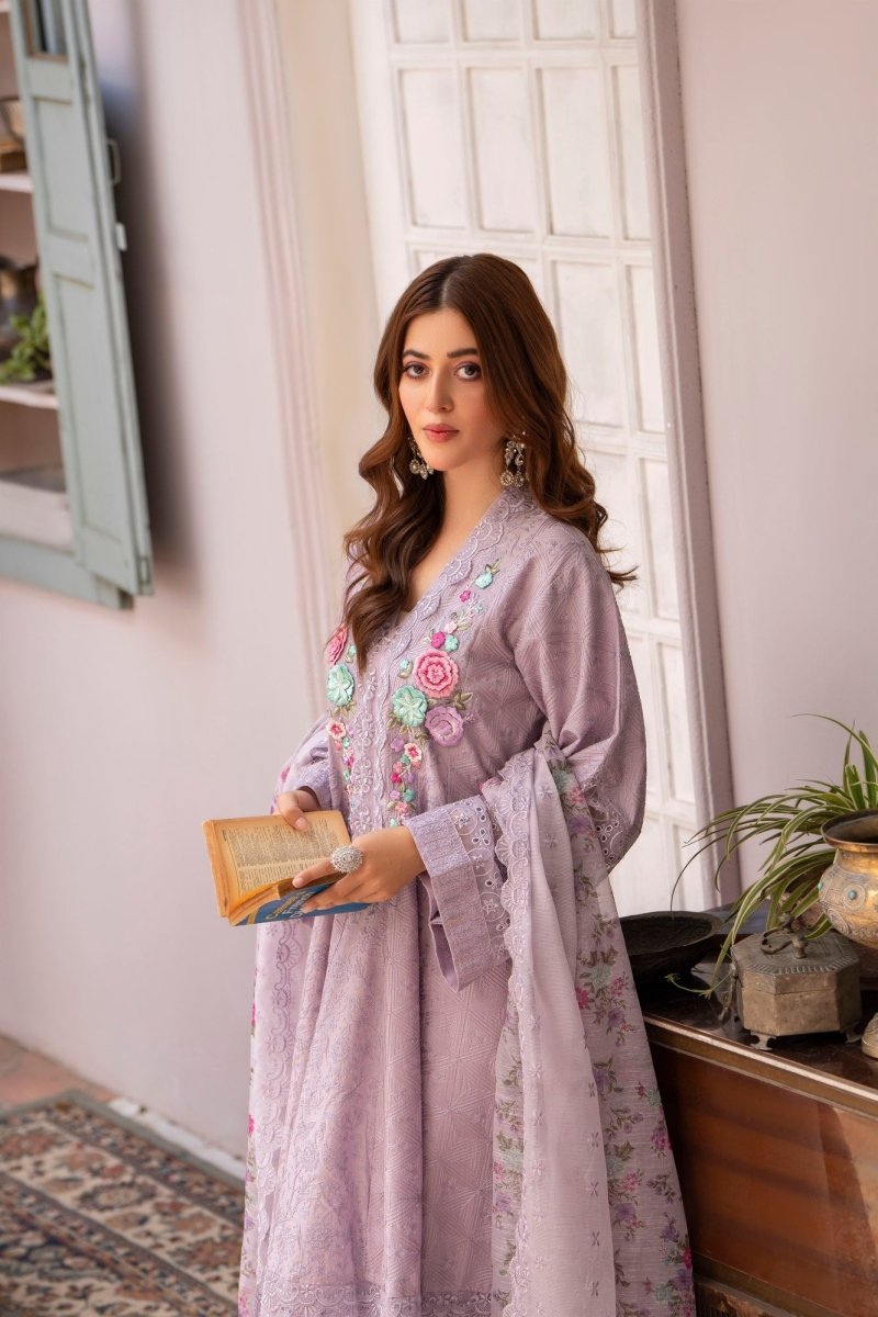 Karma Festive Embroidered Cotton Pakistani Dress KAR106 Karma Festive Embroidered Cotton Pakistani Dress KAR106