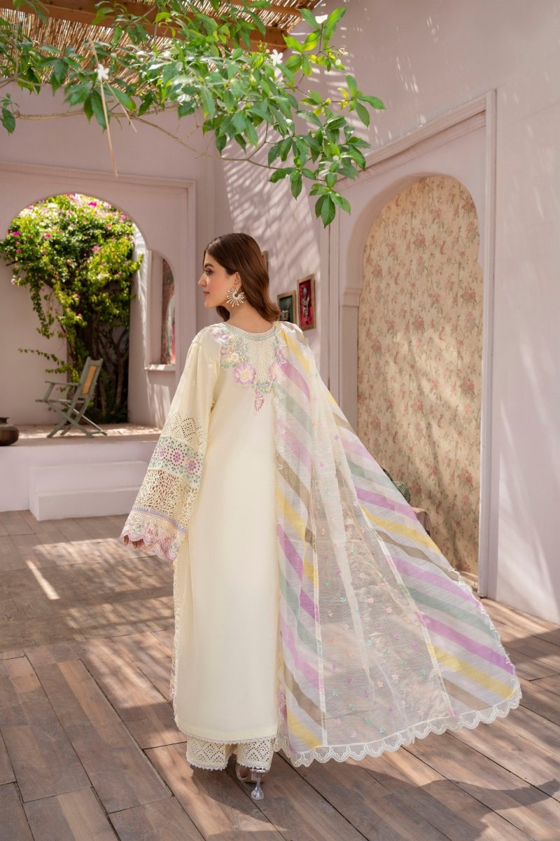 Karma Festive Embroidered Cotton Pakistani Suit KAR94 - Designer dhaage