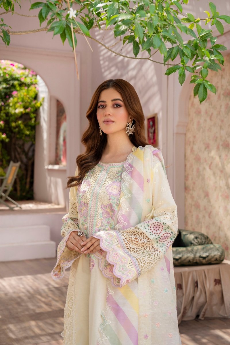 Karma Festive Embroidered Cotton Pakistani Suit KAR94 - Designer dhaage
