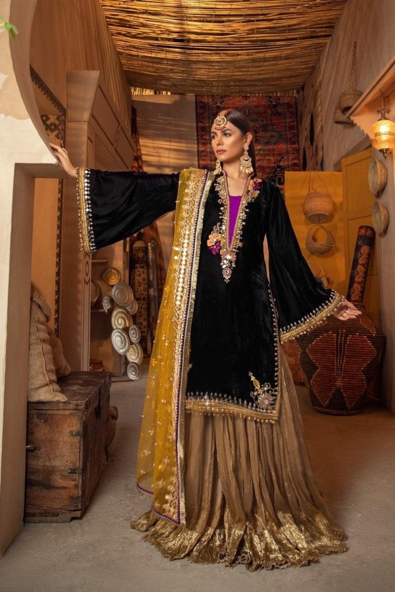 Velvet Dress Khuda Baksh Boutique Dresses With Price Khuda Baksh Pakistani Wedding Wear Velvet Sharara KHB01 Velvet Dress Khuda Baksh Boutique Dresses With Price Khuda Baksh Pakistani Wedding Wear Velvet Sharara KHB01