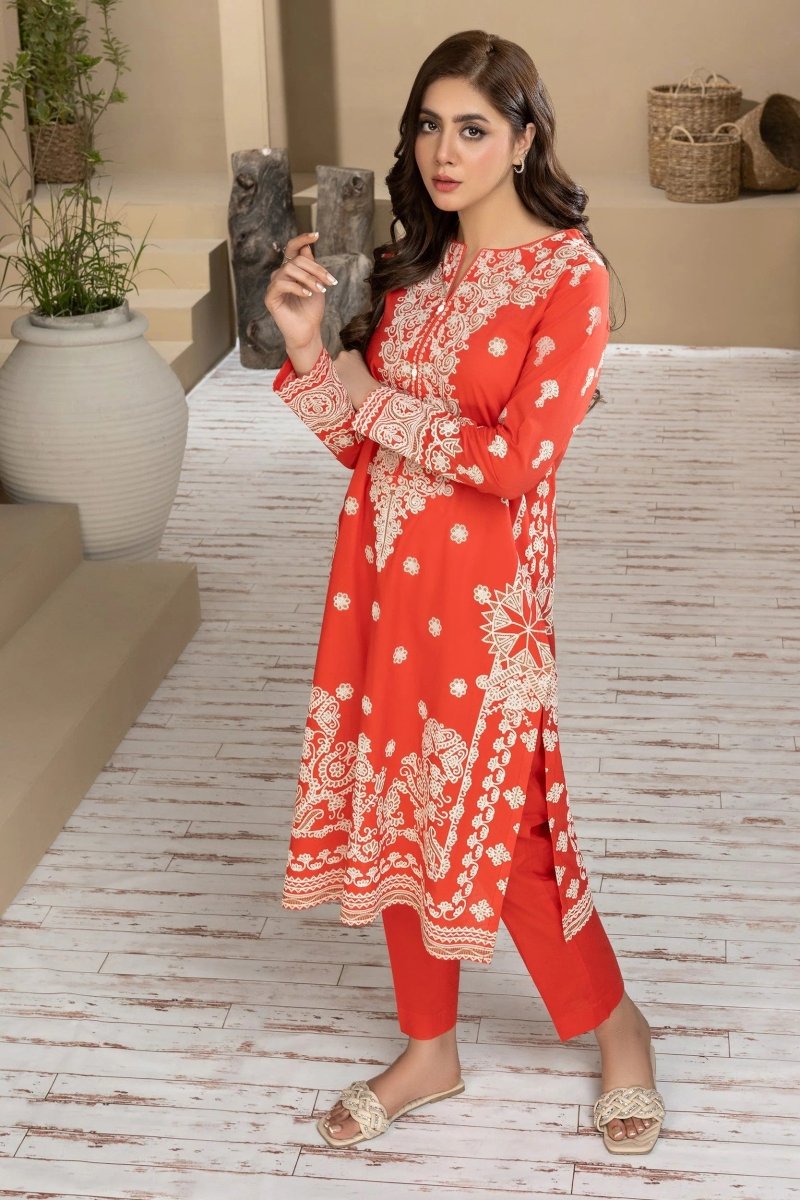 Limelight Cambric 2 Piece Pakistani Suit LIM364 - Designer dhaage
