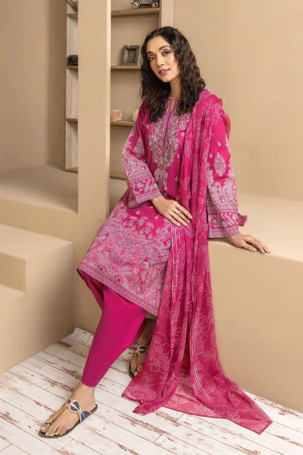 Limelight Embroidered Cambric Pakistani 3 Piece Suit LIM349-Designer dhaage