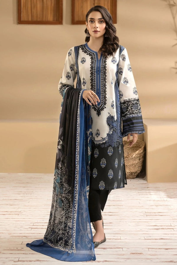 Limelight Embroidered Cambric Pakistani 3 Piece Suit LIM356-Designer dhaage