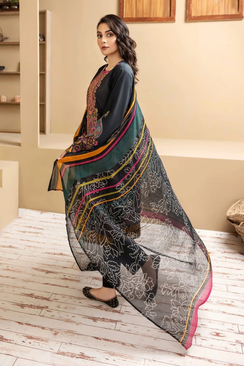 Limelight Embroidered Cambric Pakistani 3 Piece Suit LIM358-Designer dhaage