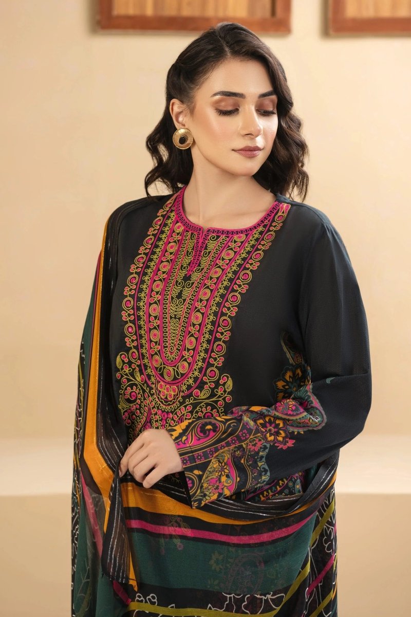 Limelight Embroidered Cambric Pakistani 3 Piece Suit LIM358-Designer dhaage