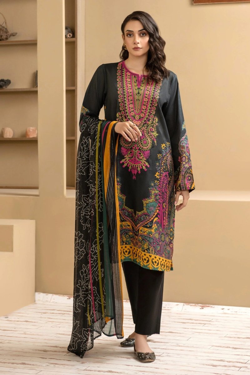 Limelight Embroidered Cambric Pakistani 3 Piece Suit LIM358-Designer dhaage