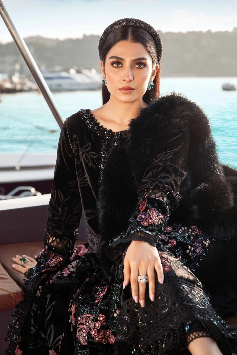 Maria B Luxury Palachi Velvet Pakistani Suit MAR141 Maria B Luxury Palachi Velvet Pakistani Suit MAR141