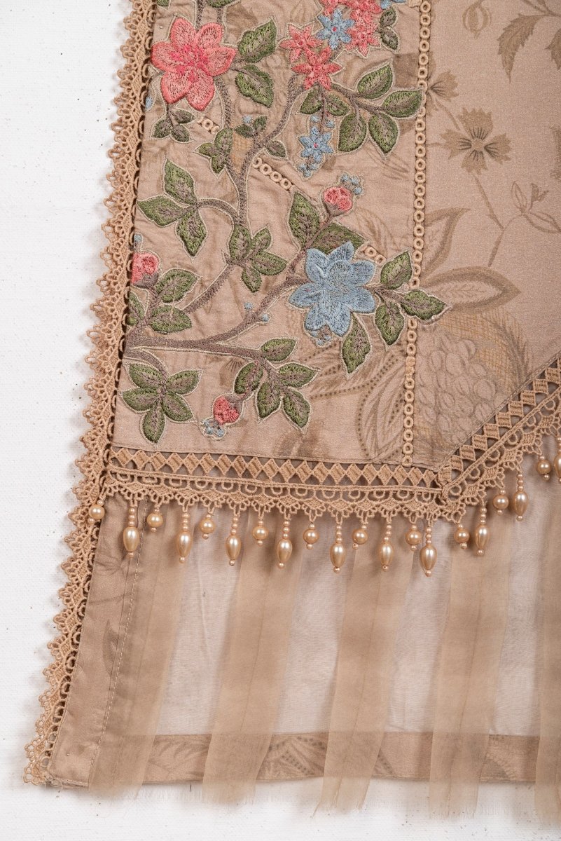 Maria B M Prints Cambric Suit 3A Mar133-Designer dhaage