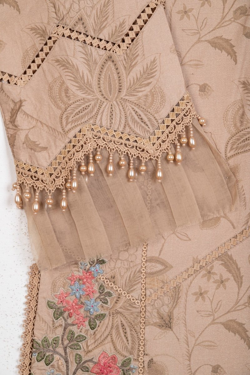 Maria B M Prints Cambric Suit 3A Mar133-Designer dhaage