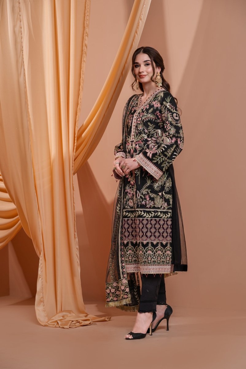 Mihrimah Embroidered Net Pakistani Party Wear MIH68-Designer dhaage