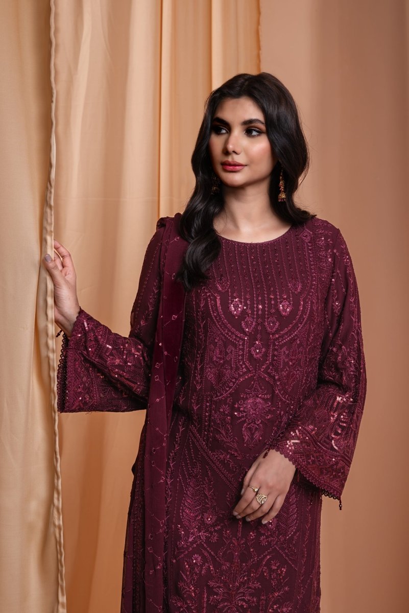 Mihrimah Festive Chiffon Pakistani Party Wear MIH55 - Designer dhaage
