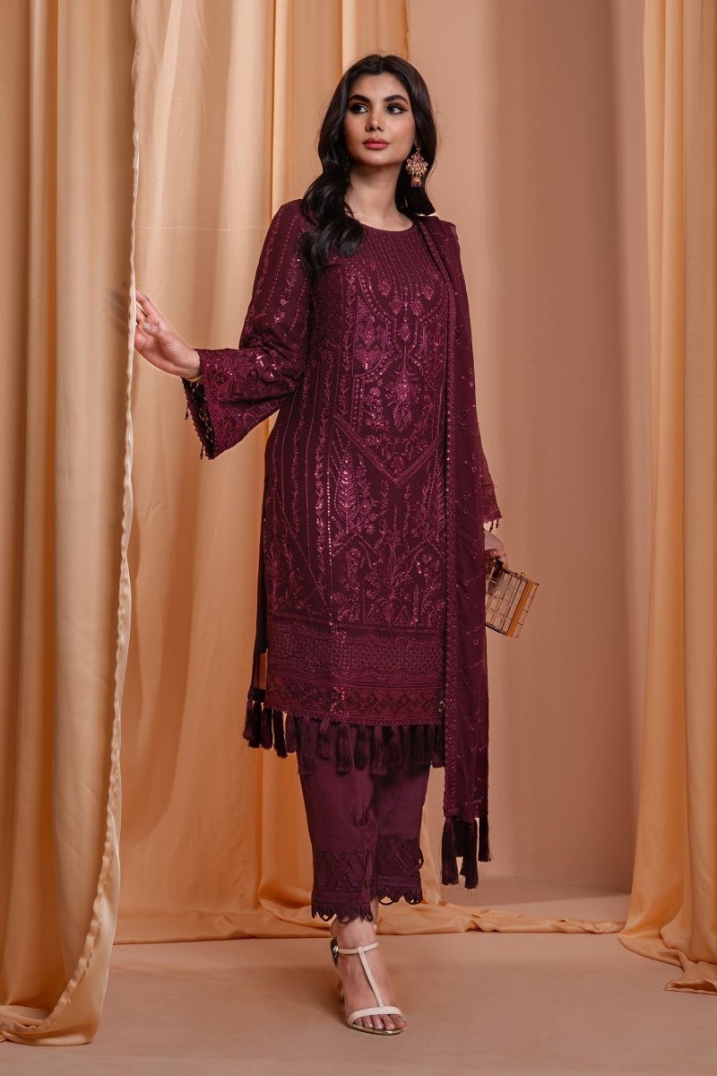 Mihrimah Festive Chiffon Pakistani Party Wear MIH55 - Designer dhaage