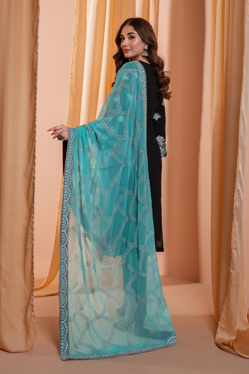 Mihrimah Festive Chiffon Pakistani Party Wear MIH56 - Designer dhaage