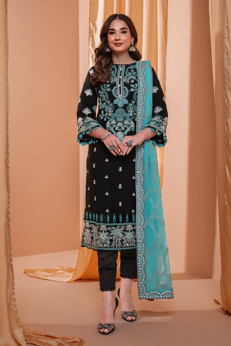 Mihrimah Festive Chiffon Pakistani Party Wear MIH56 - Designer dhaage
