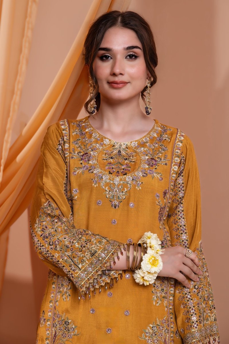 Mihrimah Luxury Raw Silk Pret MIH71 - Designer dhaage