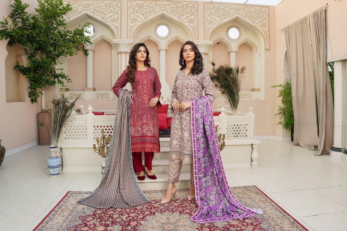 Munira Dhanak 3 Piece Pakistani Suit MUN581 - Designer dhaage