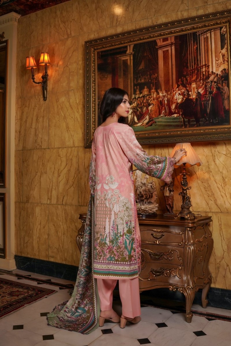 Munira Dhanak 3 Piece Pakistani Suit MUN588 - Designer dhaage