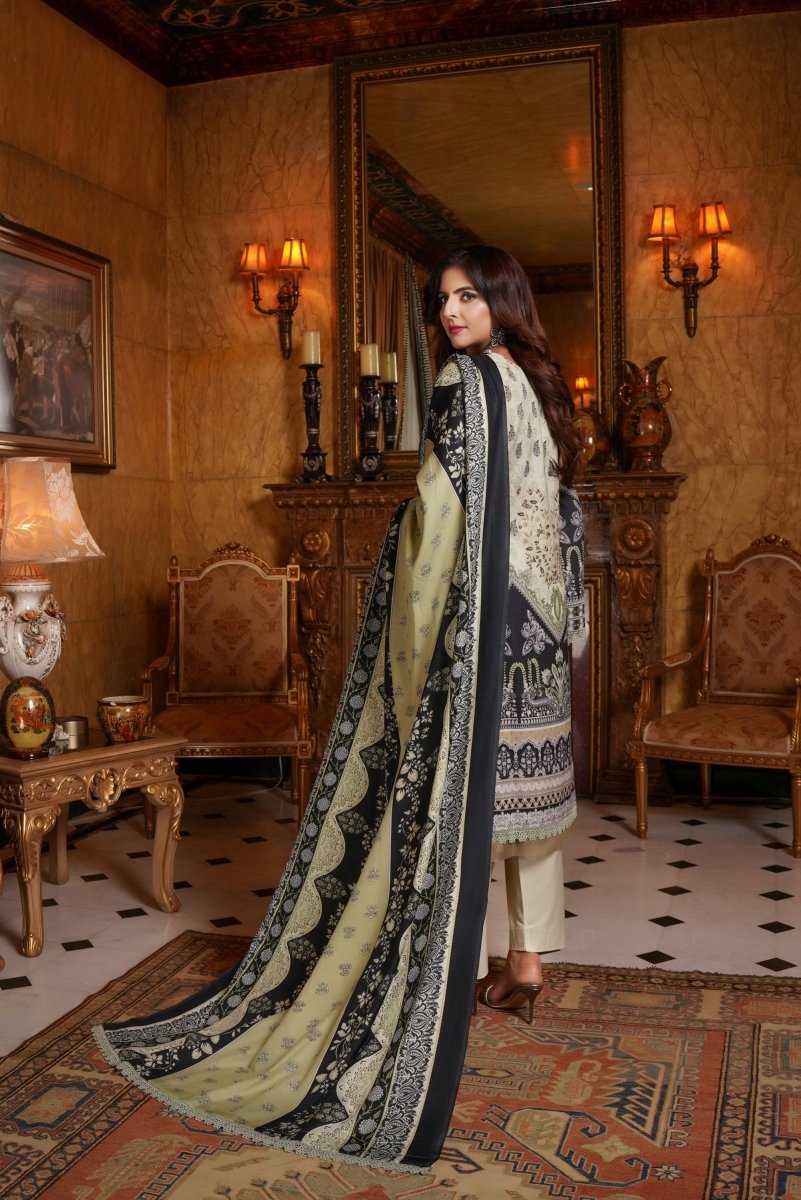 Munira Dhanak 3 Piece Pakistani Suit MUN589 - Designer dhaage