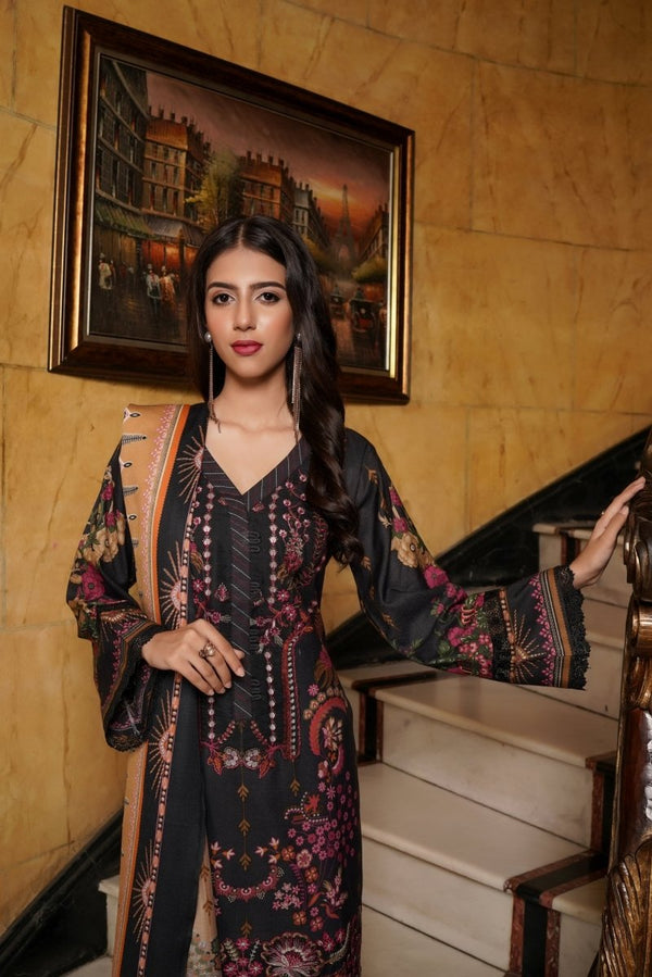 Munira Dhanak 3 Piece Pakistani Suit MUN590 - Designer dhaage