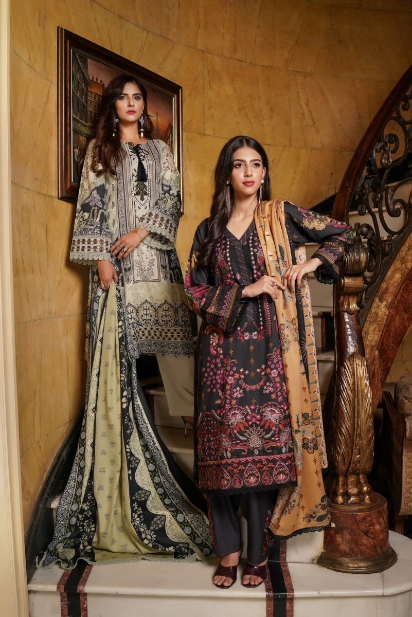 Munira Dhanak 3 Piece Pakistani Suit MUN590 - Designer dhaage